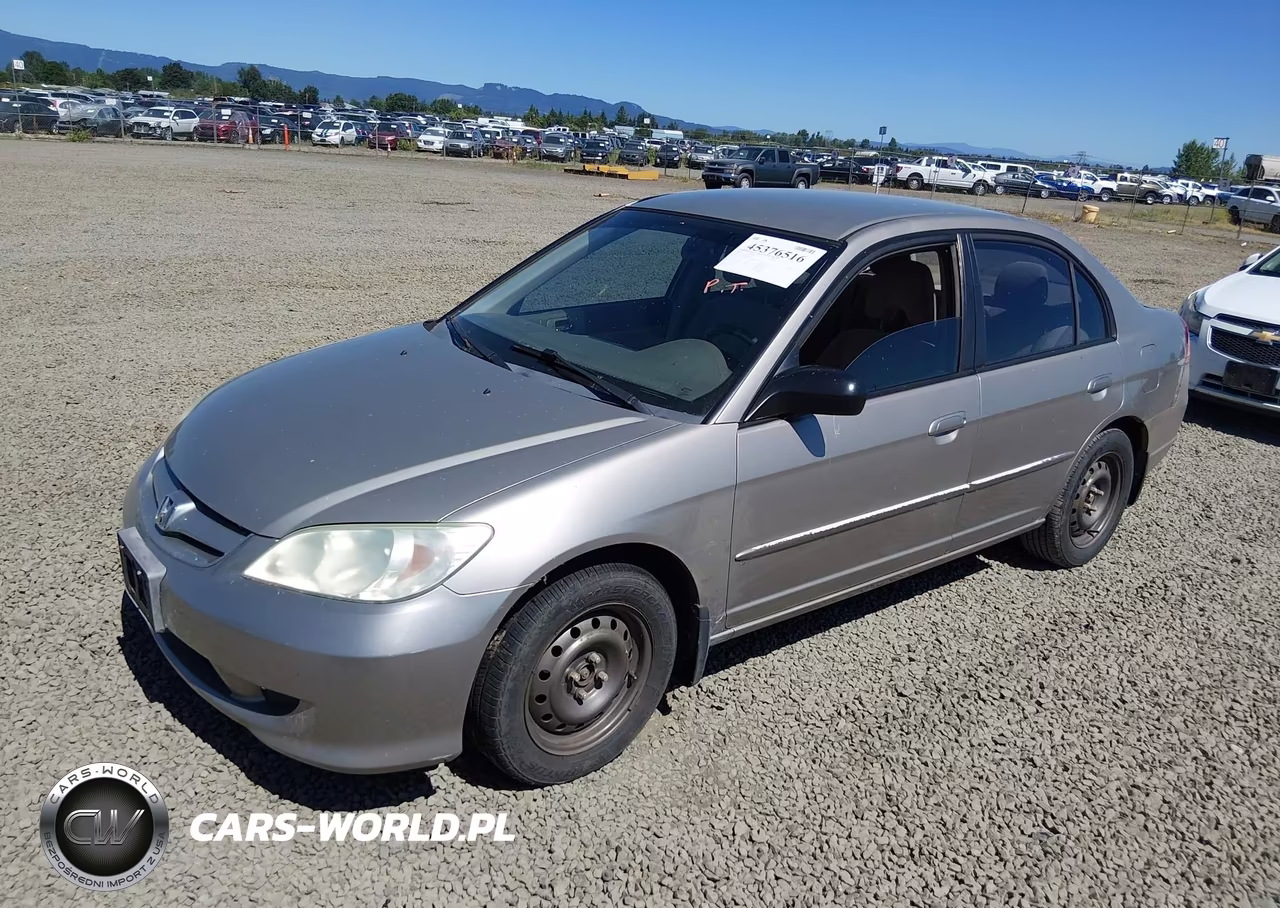 2004 Honda Civic Lx VIN:2HGES16544H620877 - 2
