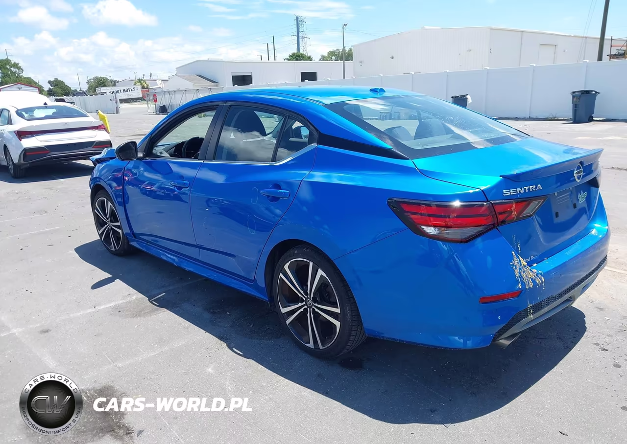 2021 Nissan Sentra Sr Xtronic Cvt VIN:3N1AB8DV3MY209086 - 3