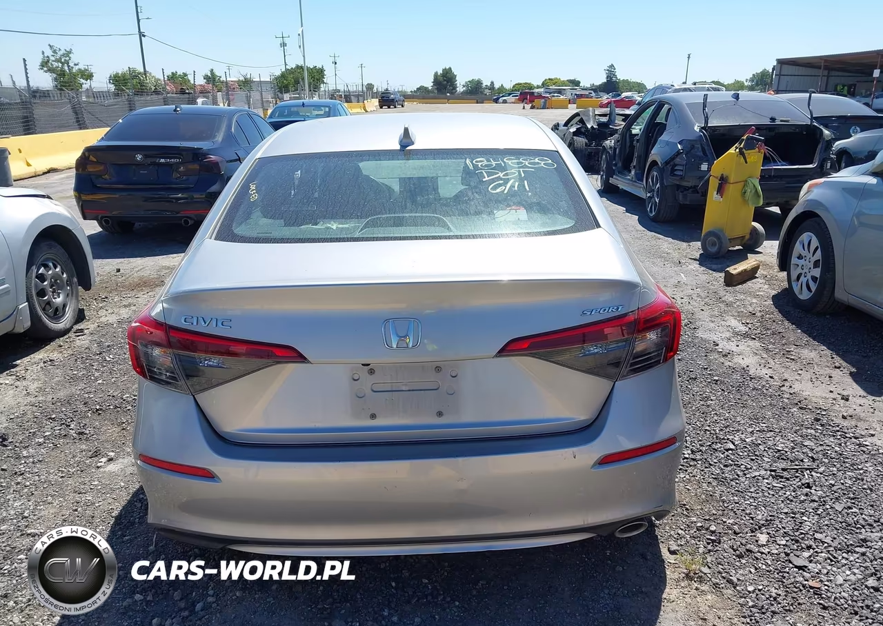 2022 Honda Civic Sport VIN:2HGFE2F57NH593516 - 15