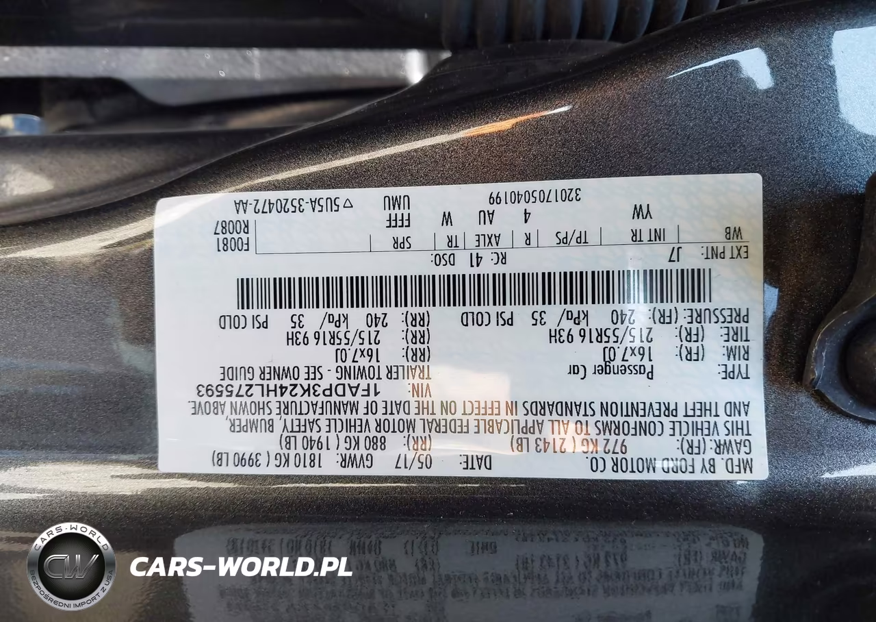 2017 Ford Focus Se VIN:1FADP3K24HL275593 - 9