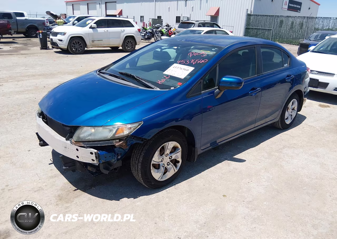 2014 Honda Civic Lx VIN:2HGFB2F50EH505656 - 2