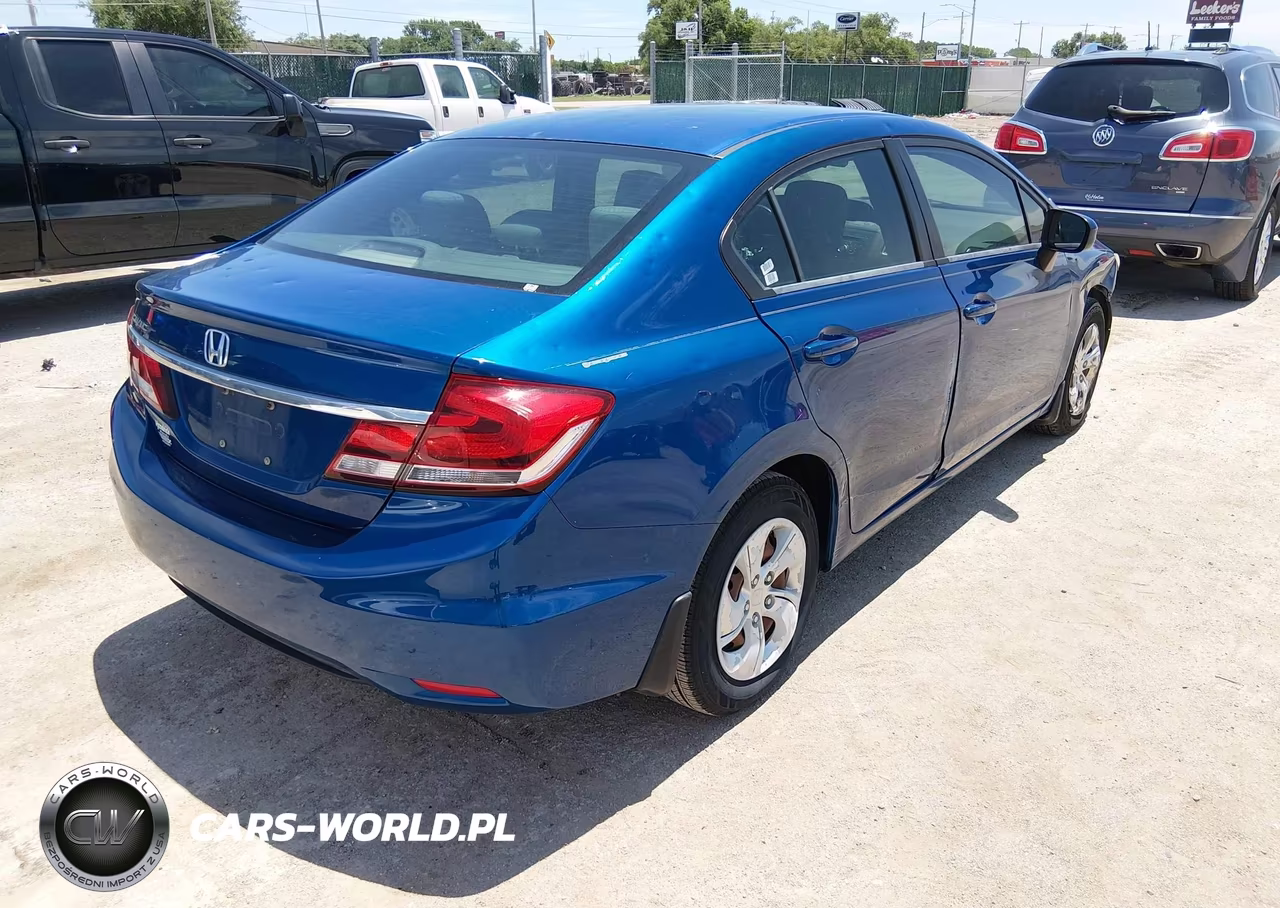 2014 Honda Civic Lx VIN:2HGFB2F50EH505656 - 4