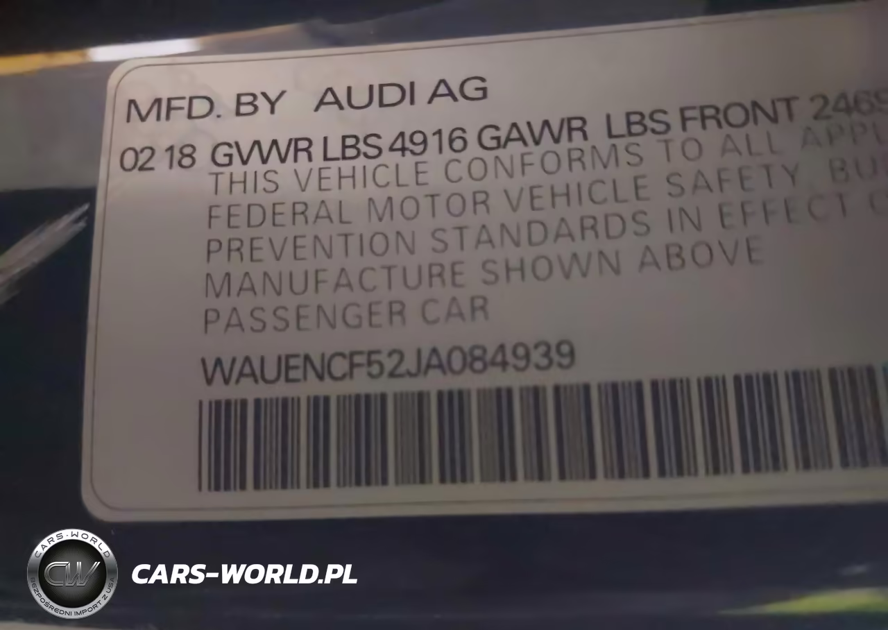 2018 Audi A5 2.0T Premium VIN:WAUENCF52JA084939 - 9