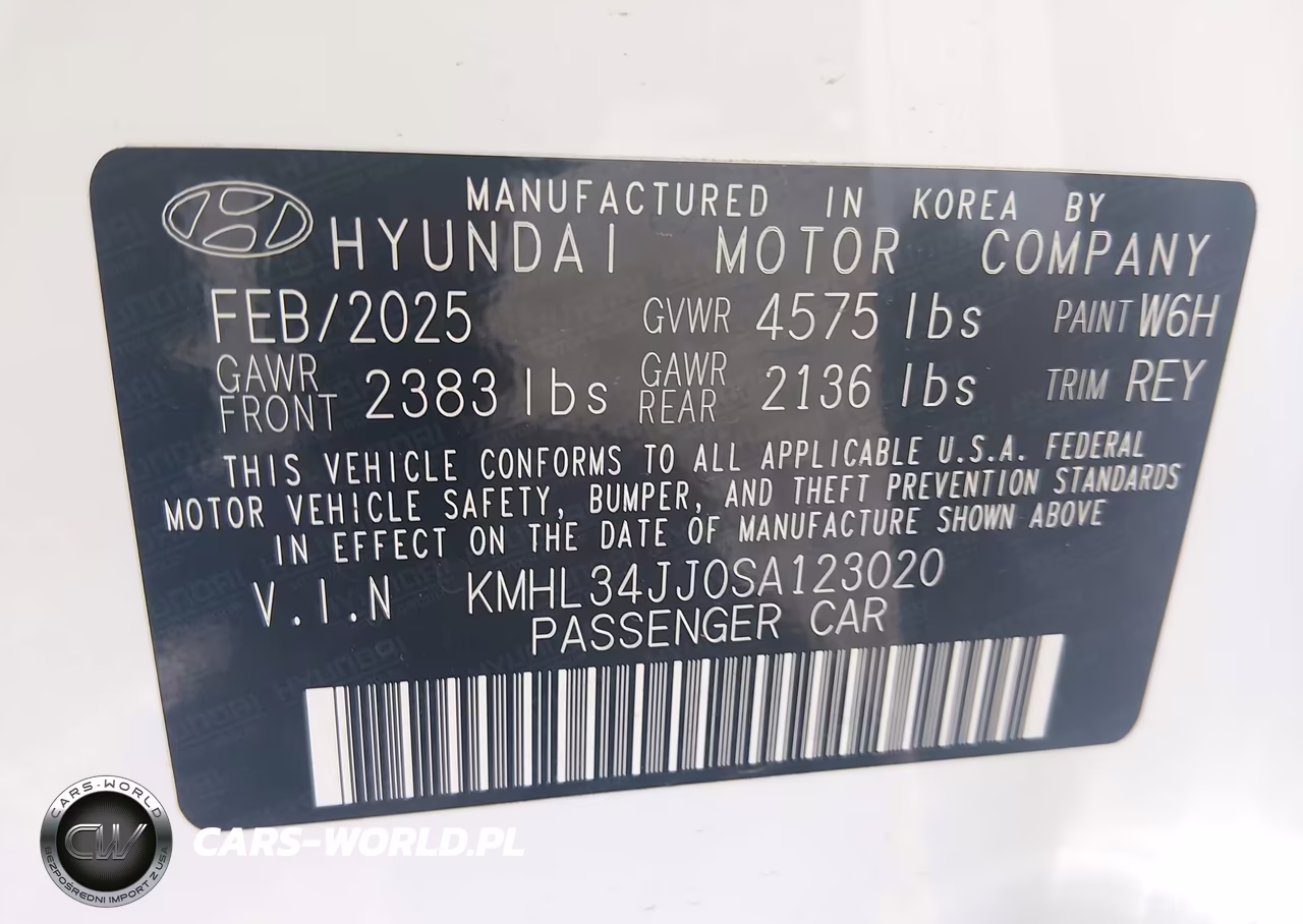 2025 Hyundai Sonata Hybrid Sel VIN:KMHL34JJ0SA123020 - 9