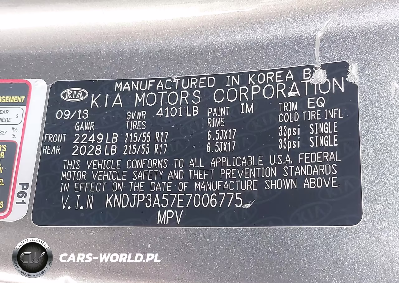 2014 Kia Soul + VIN:KNDJP3A57E7006775 - 9