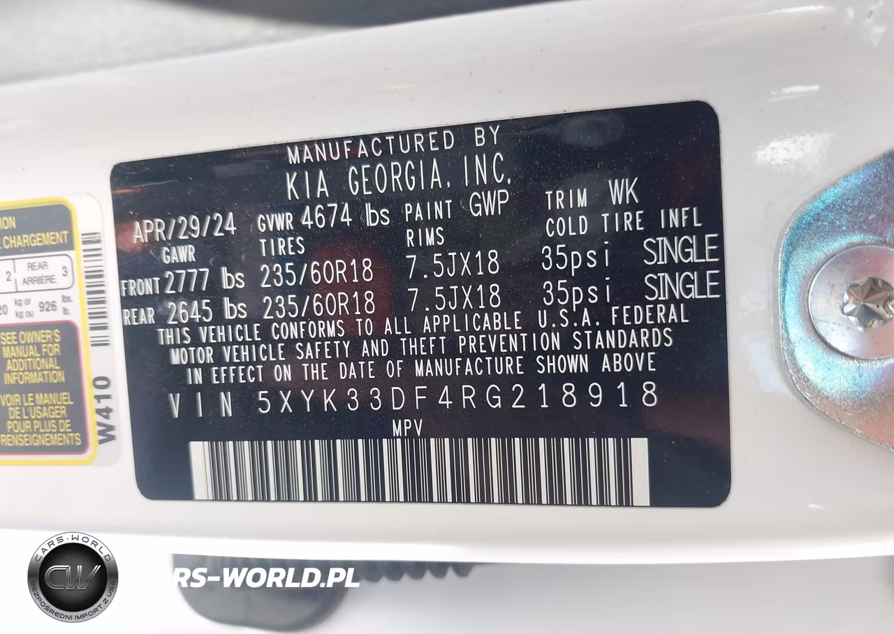 2024 Kia Sportage Ex VIN:5XYK33DF4RG218918 - 9