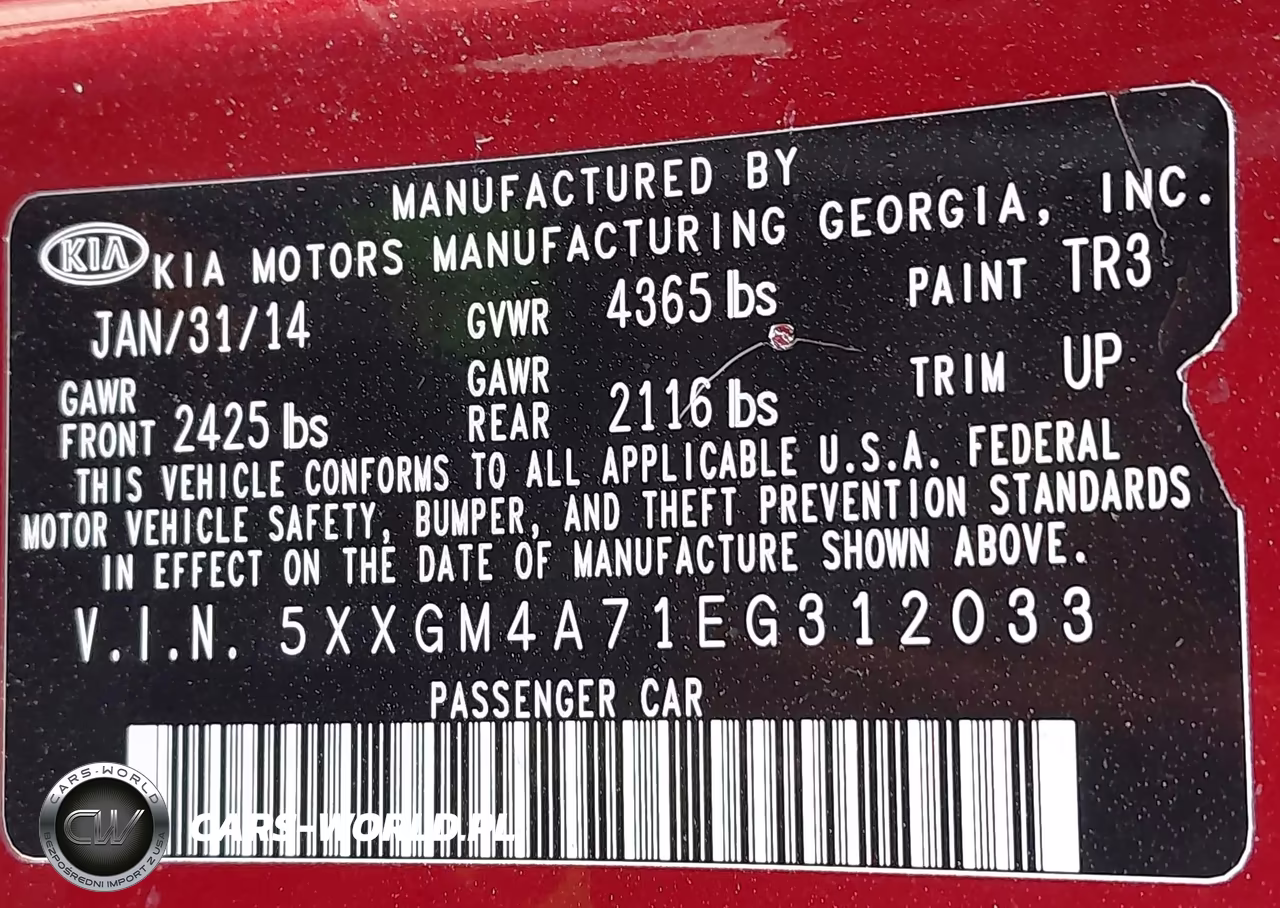 2014 Kia Optima Lx VIN:5XXGM4A71EG312033 - 9