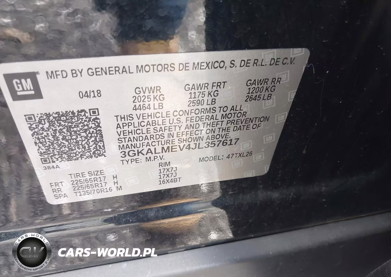 2018 GMC Terrain Sle VIN:3GKALMEV4JL357617 - 9