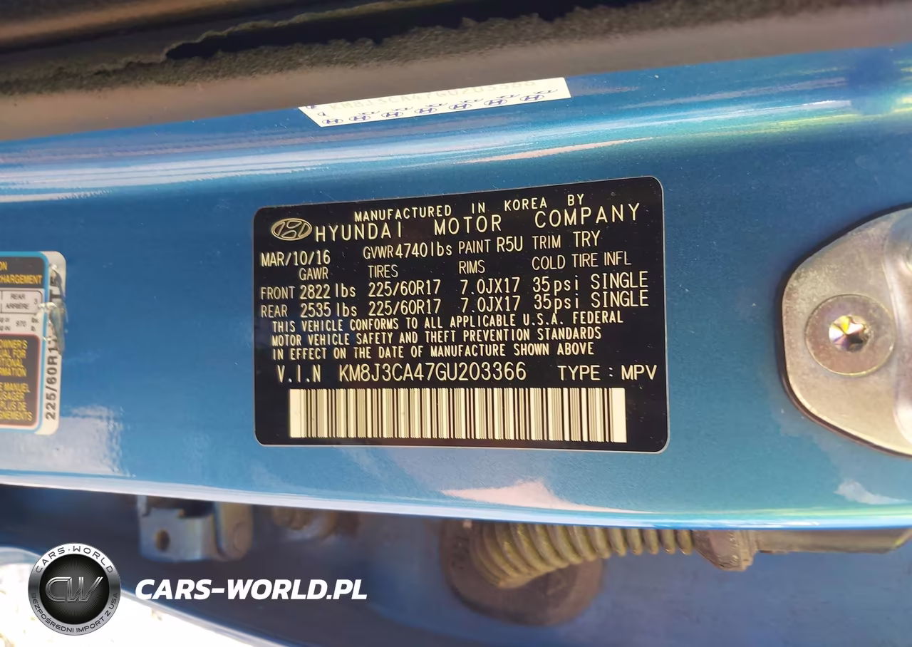 2016 Hyundai Tucson Se VIN:KM8J3CA47GU203366 - 9