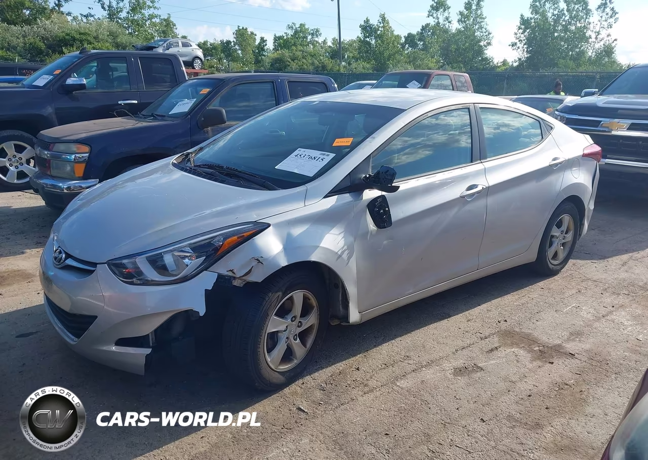 2014 Hyundai Elantra Se VIN:KMHDH4AE6EU176624 - 2