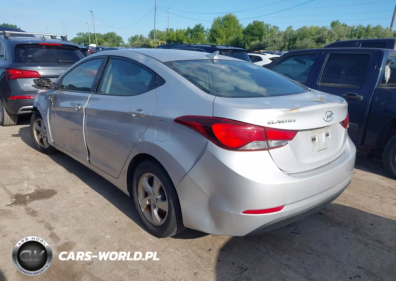 2014 Hyundai Elantra Se VIN:KMHDH4AE6EU176624 - 3
