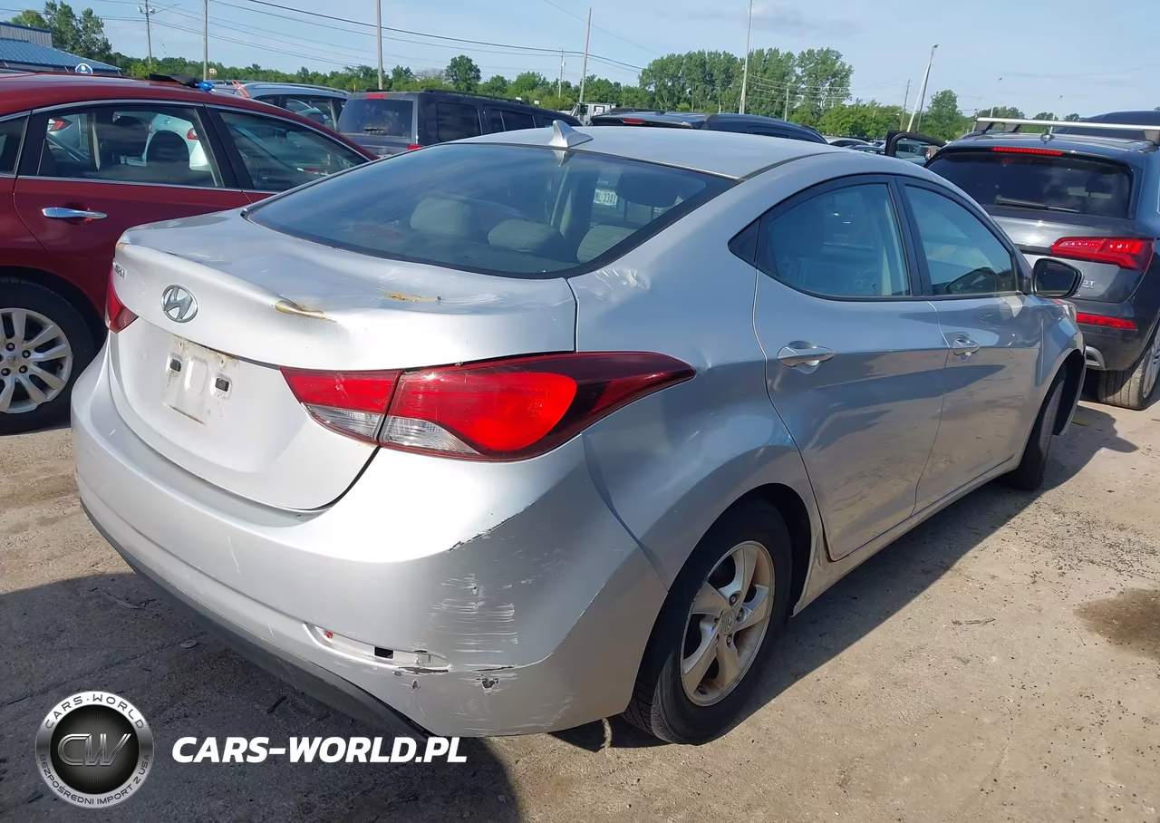 2014 Hyundai Elantra Se VIN:KMHDH4AE6EU176624 - 4