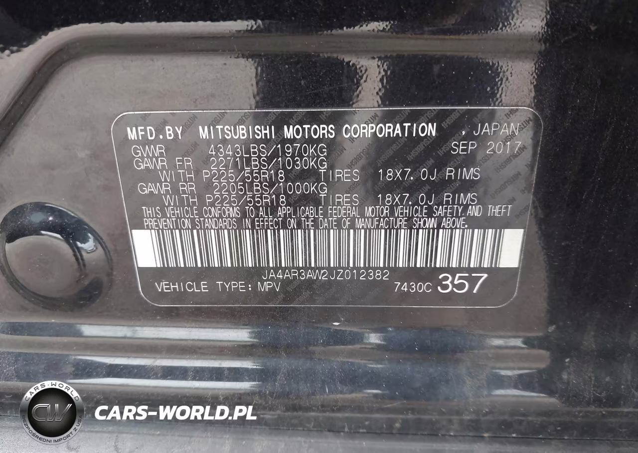 2018 Mitsubishi Outlander Sport 2.4 Se VIN:JA4AR3AW2JZ012382 - 9