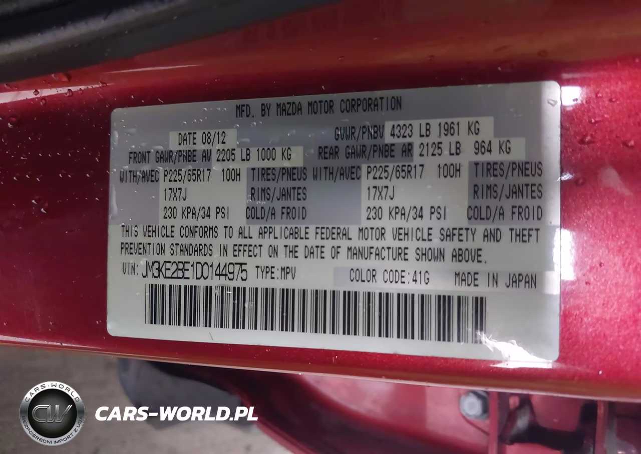 2013 Mazda Cx-5 Sport VIN:JM3KE2BE1D0144975 - 9