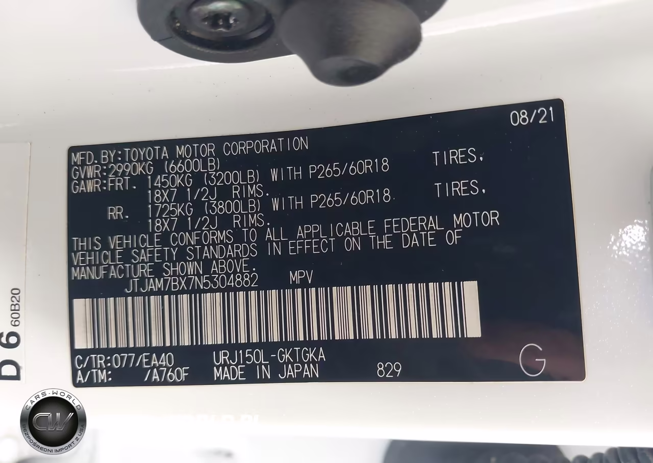 2022 Lexus Gx 460 Premium VIN:JTJAM7BX7N5304882 - 9