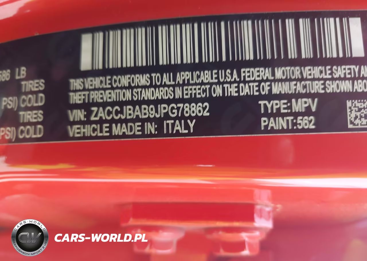 2018 Jeep Renegade Sport 4X4 VIN:ZACCJBAB9JPG78862 - 9