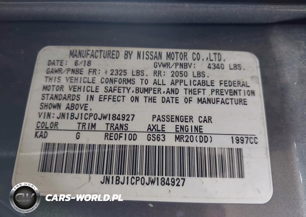 2018 Nissan Rogue Sport S VIN:JN1BJ1CP0JW184927 - 9