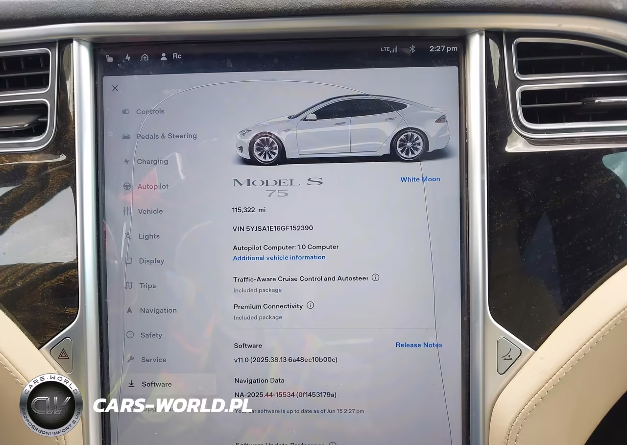 2016 Tesla Model S 60-70-75-85 VIN:5YJSA1E16GF152390 - 7