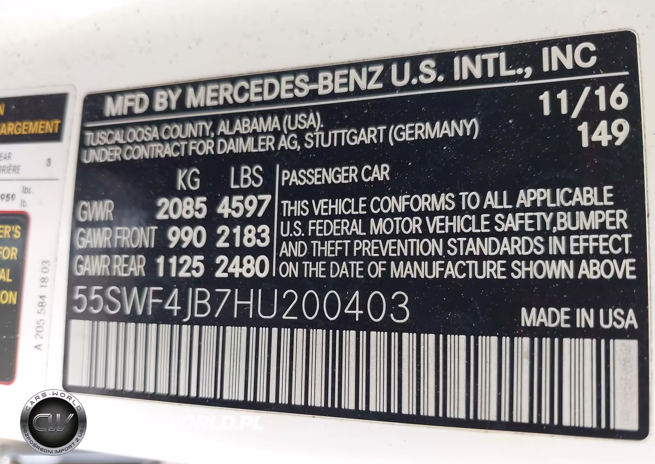 2017 Mercedes-Benz C 300 VIN:55SWF4JB7HU200403 - 9