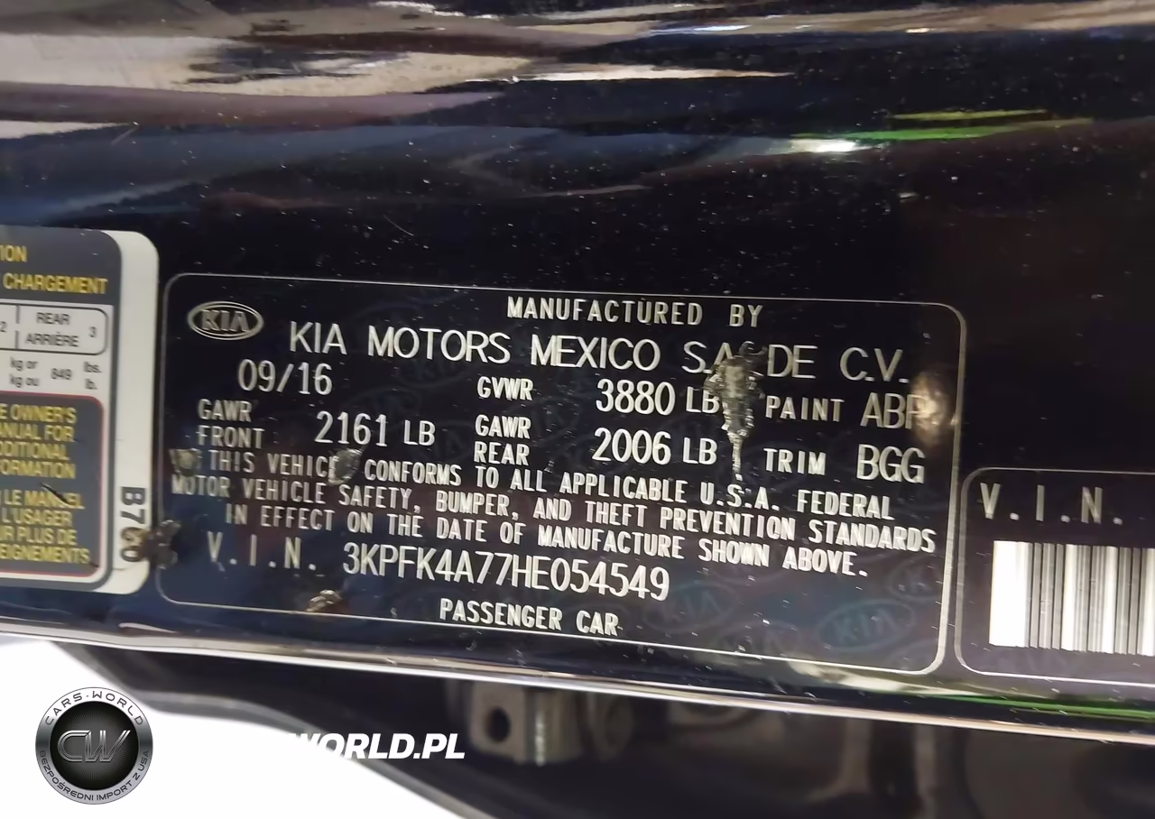 2017 Kia Forte Lx VIN:3KPFK4A77HE054549 - 9