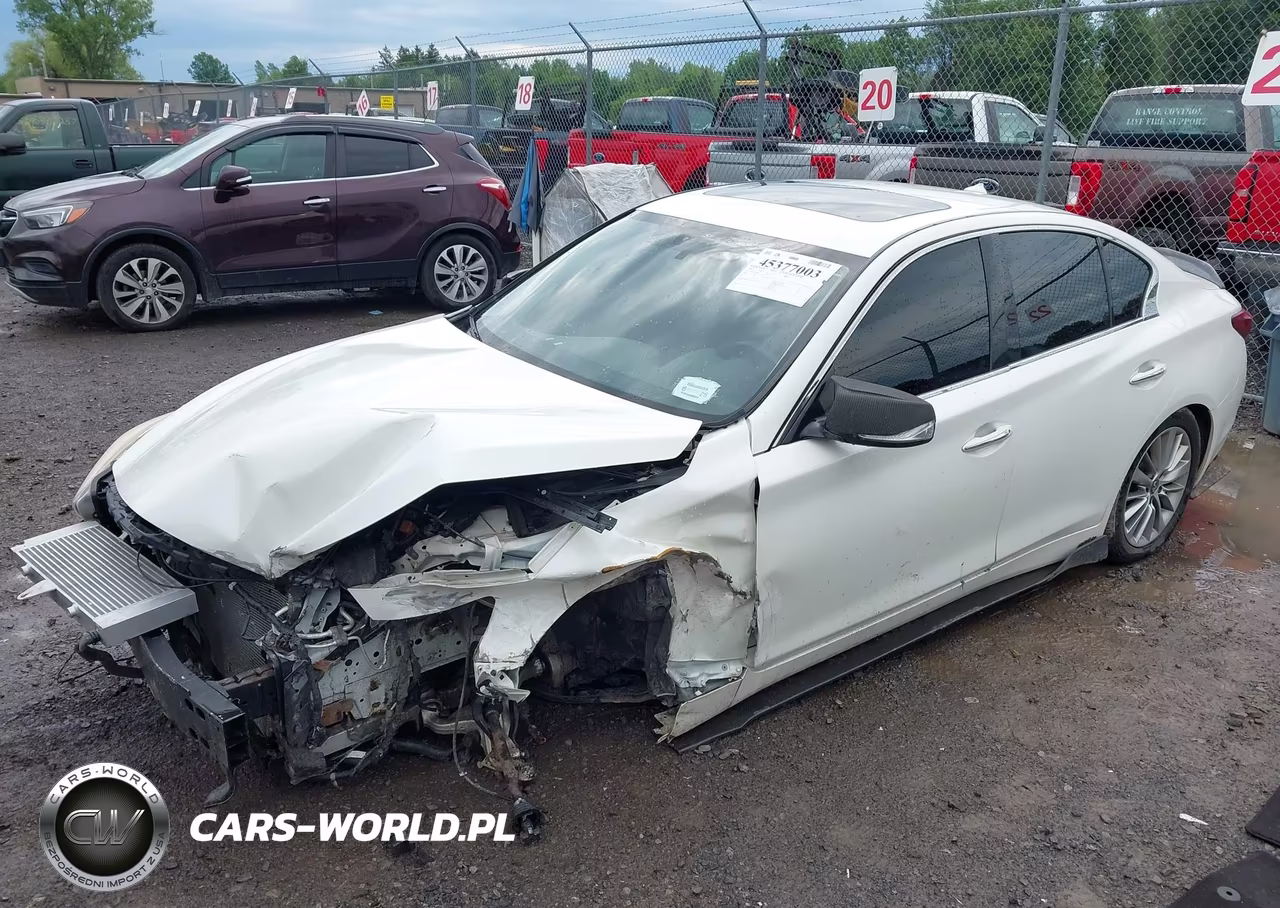 2018 Infiniti Q50 3.0T Luxe VIN:JN1EV7AR2JM445074 - 2