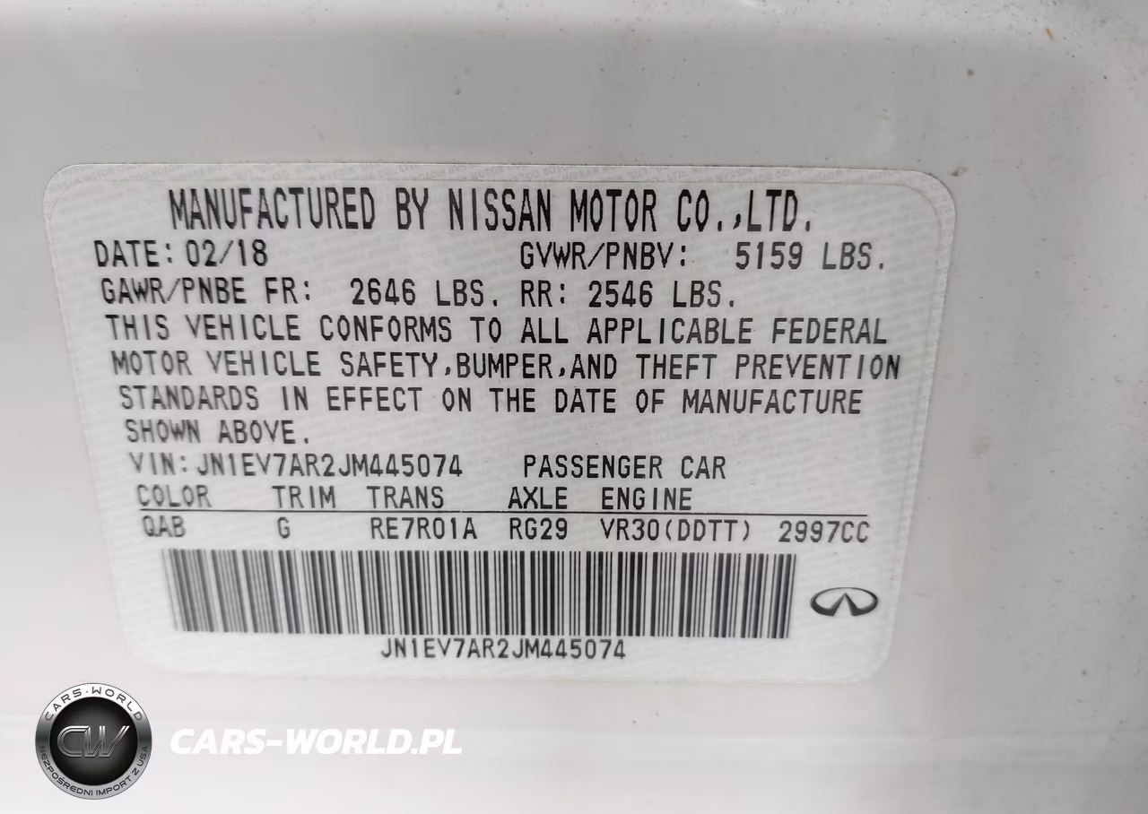 2018 Infiniti Q50 3.0T Luxe VIN:JN1EV7AR2JM445074 - 9