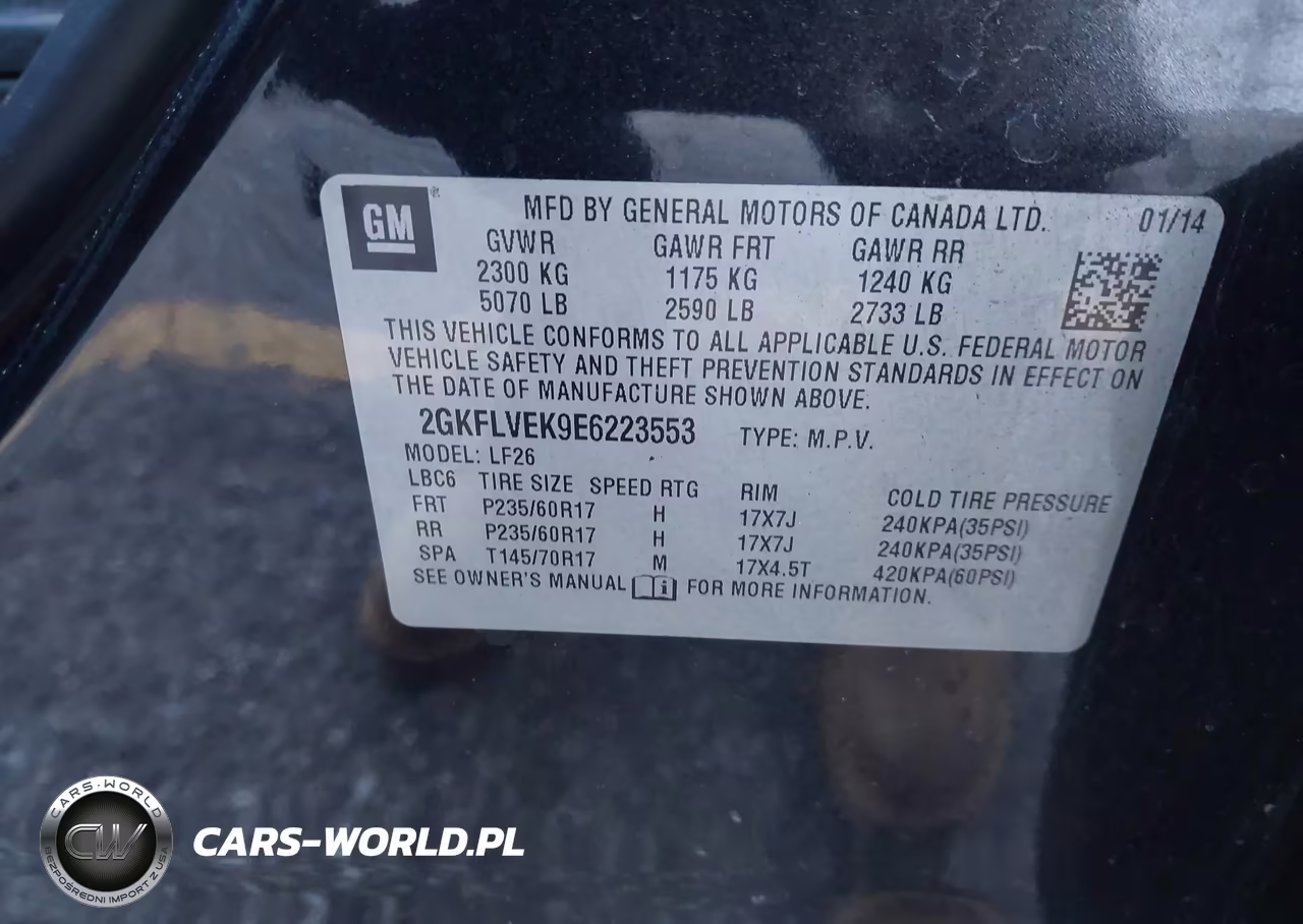 2014 GMC Terrain Sle-1 VIN:2GKFLVEK9E6223553 - 9