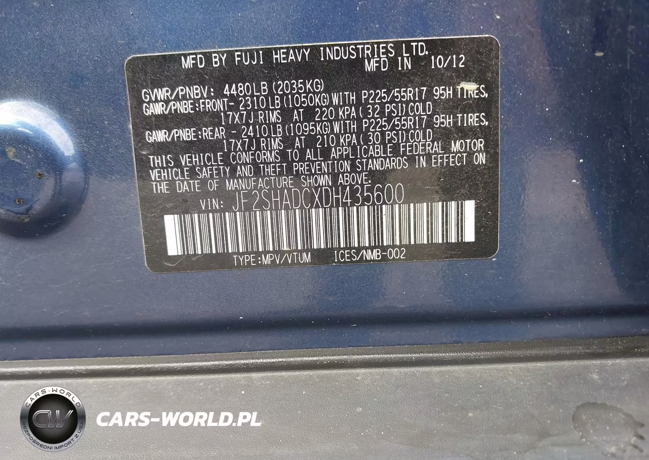 2013 Subaru Forester 2.5X Premium VIN:JF2SHADCXDH435600 - 9