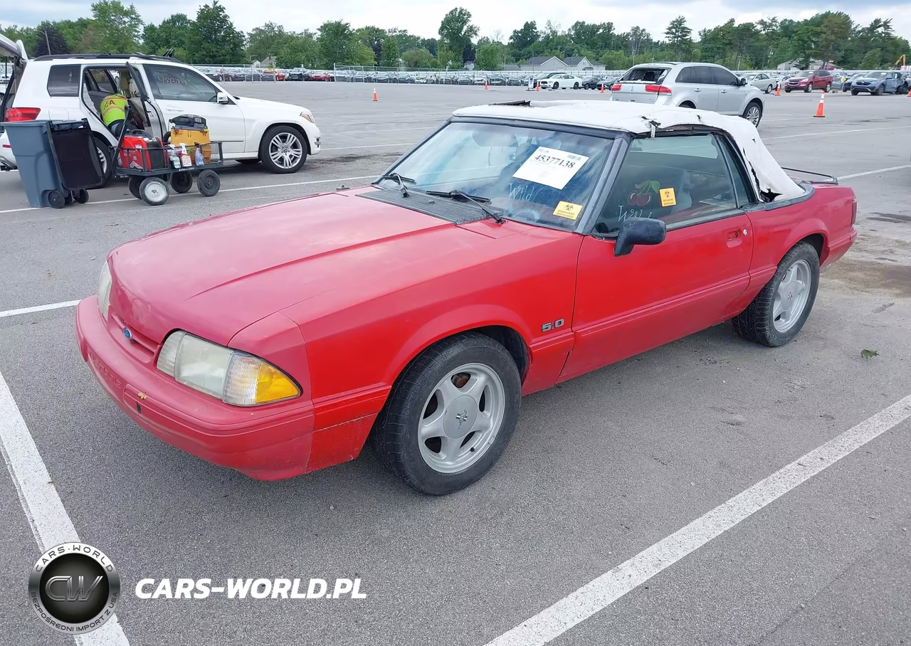 1992 Ford Mustang Lx VIN:1FACP44E3NF113246 - 2