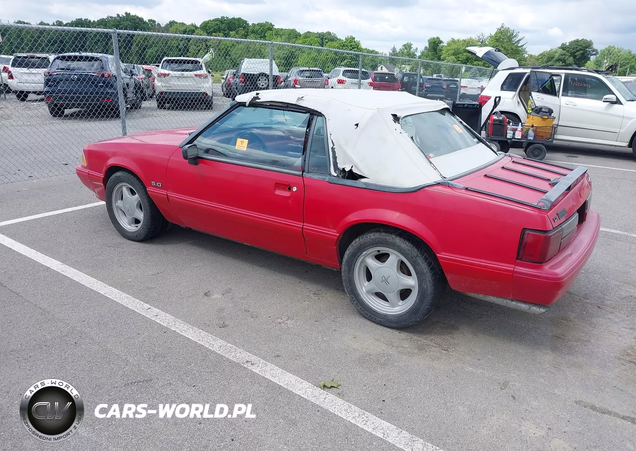1992 Ford Mustang Lx VIN:1FACP44E3NF113246 - 3