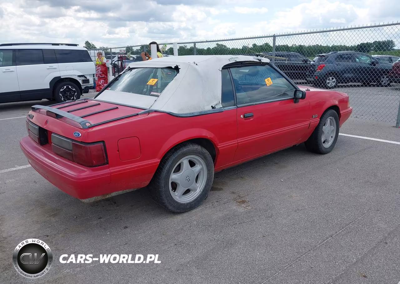 1992 Ford Mustang Lx VIN:1FACP44E3NF113246 - 4
