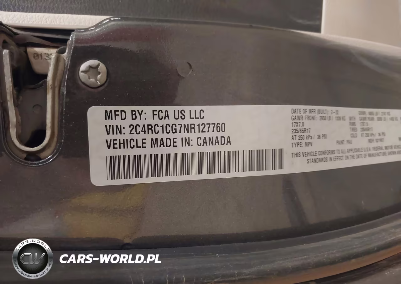 2022 Chrysler Voyager Lx VIN:2C4RC1CG7NR127760 - 9