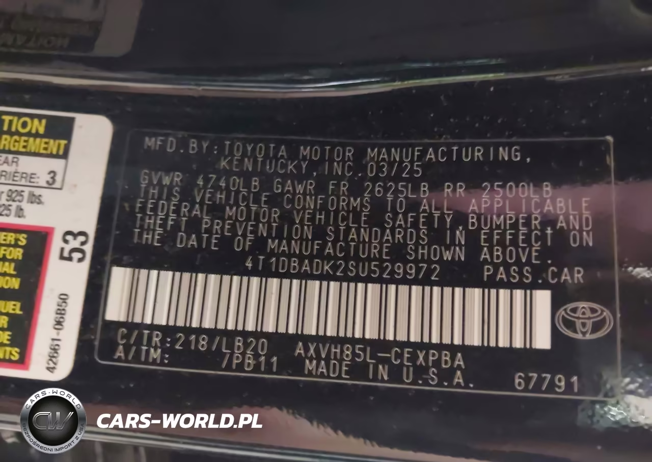 2025 Toyota Camry Xse VIN:4T1DBADK2SU529972 - 9