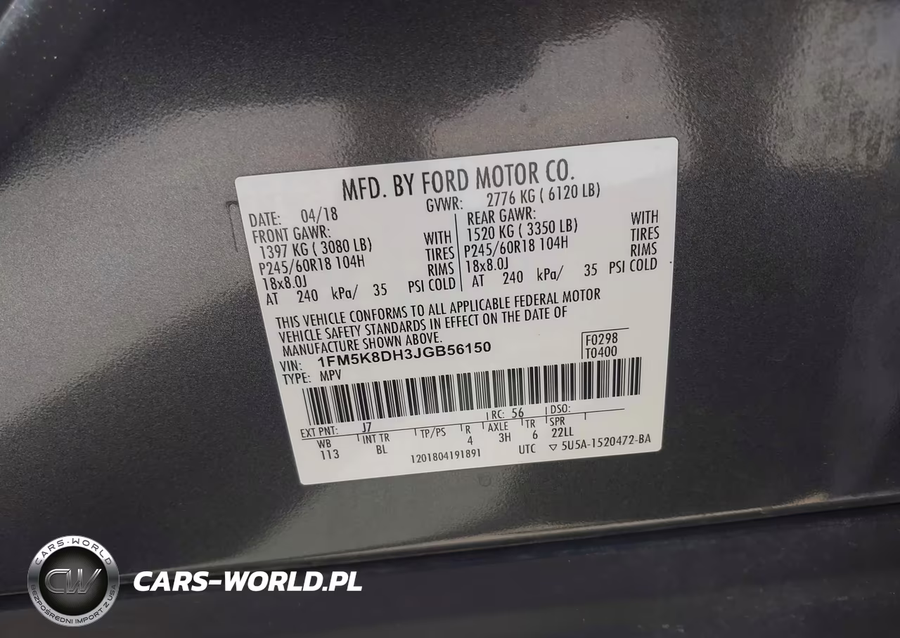 2018 Ford Explorer Xlt VIN:1FM5K8DH3JGB56150 - 9