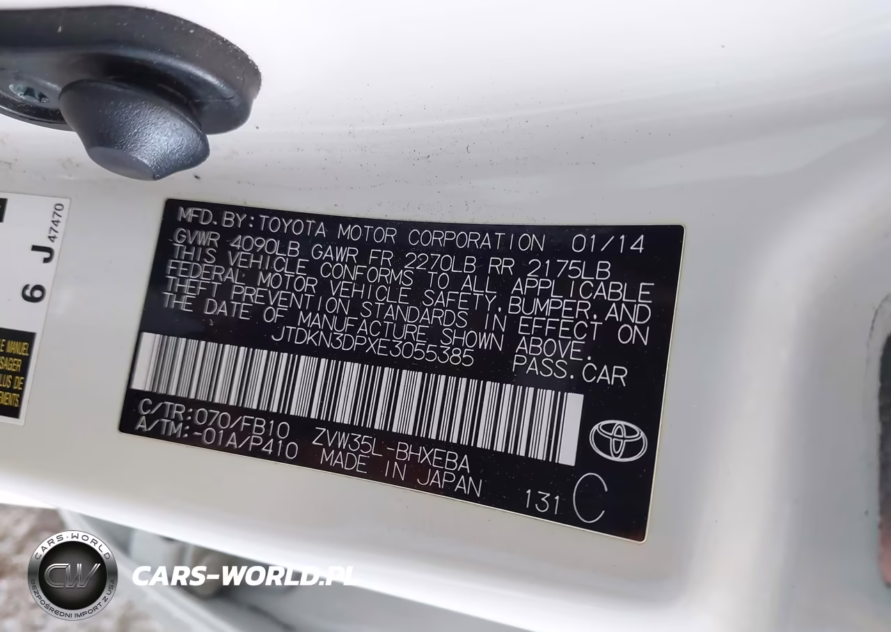 2014 Toyota Prius Plug-In VIN:JTDKN3DPXE3055385 - 9
