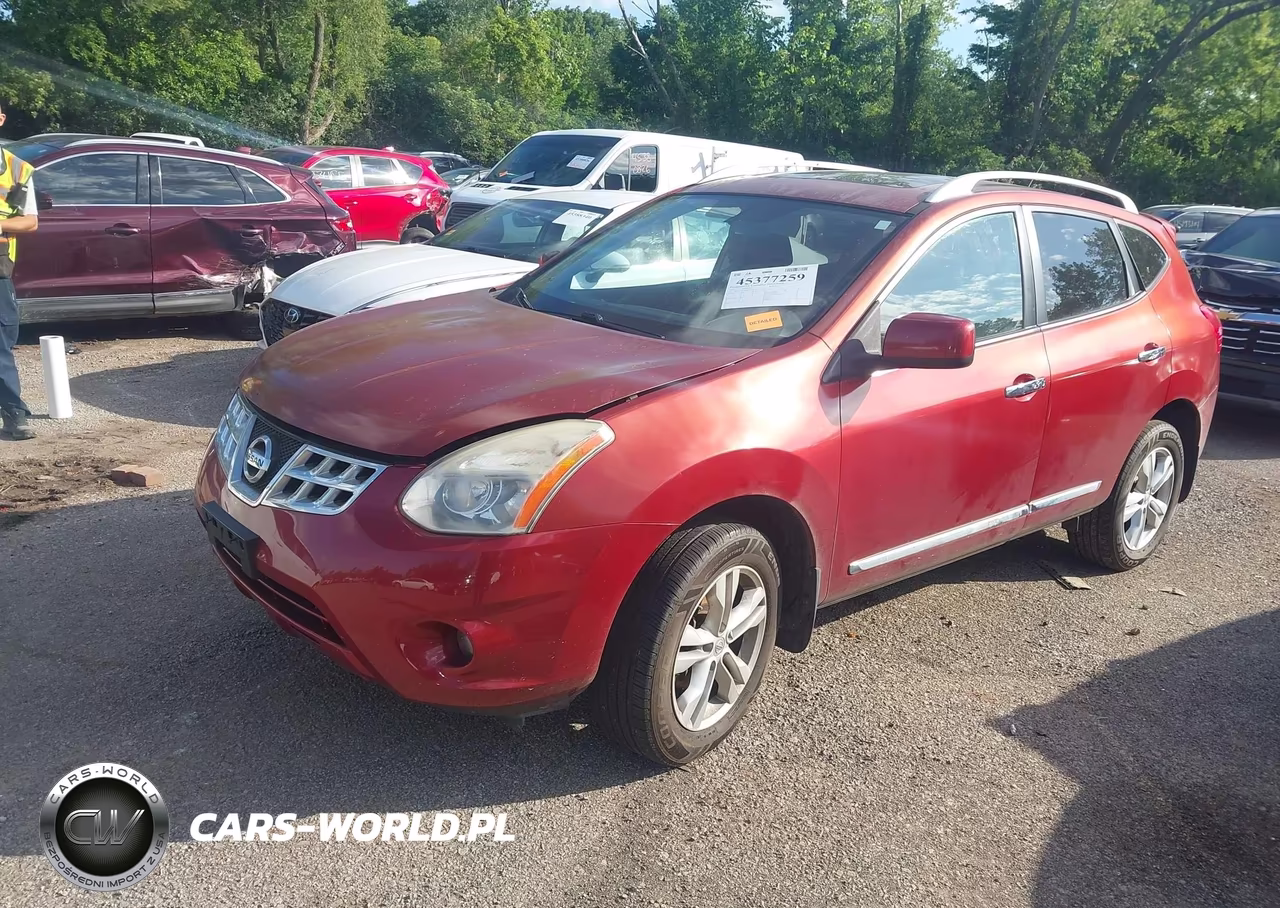 2013 Nissan Rogue Sv VIN:JN8AS5MV6DW119728 - 2