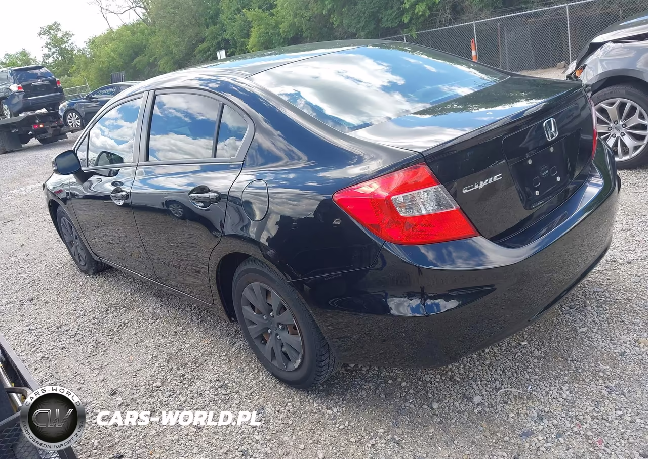 2012 Honda Civic Lx VIN:19XFB2F52CE039672 - 3