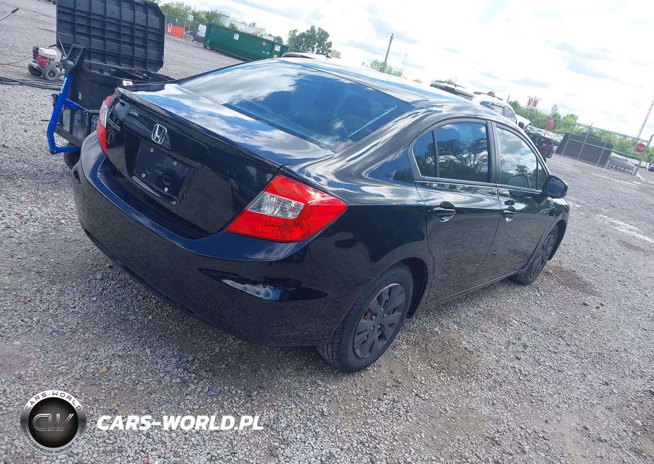 2012 Honda Civic Lx VIN:19XFB2F52CE039672 - 4