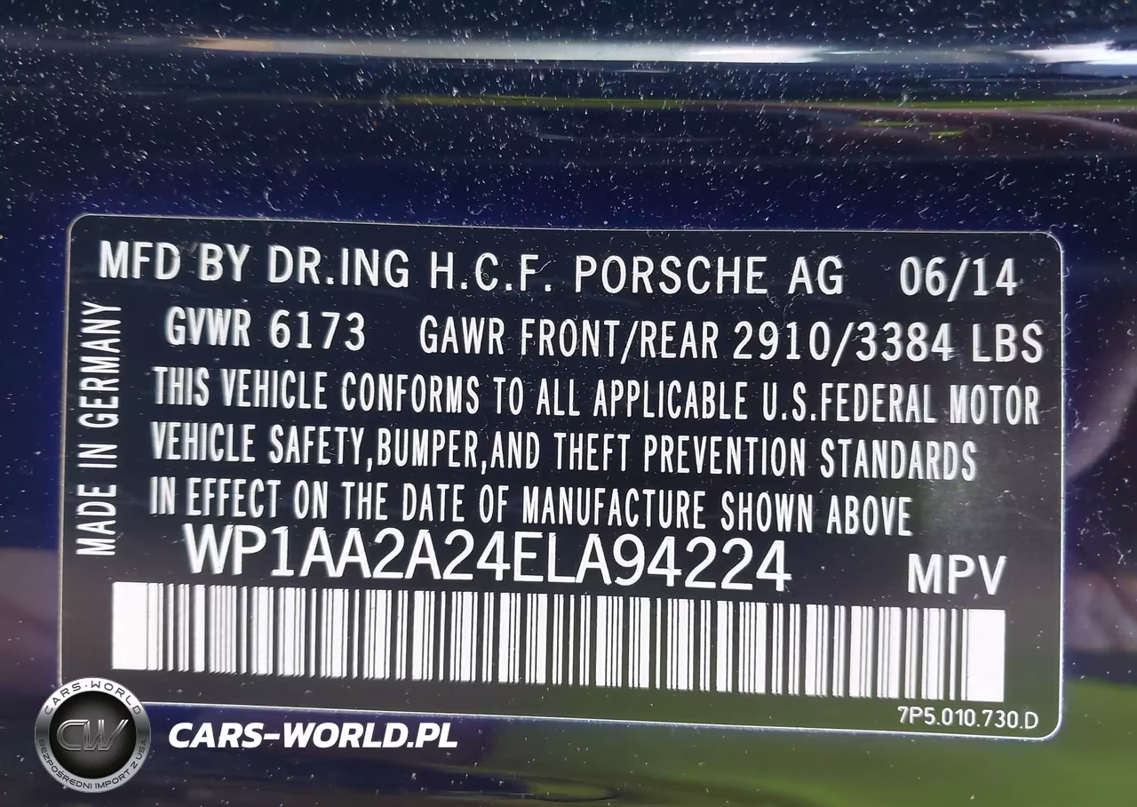 2014 Porsche Cayenne VIN:WP1AA2A24ELA94224 - 9