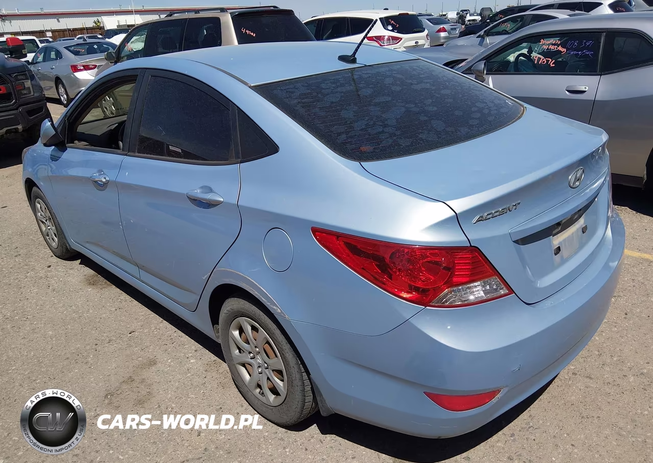2012 Hyundai Accent Gls VIN:KMHCT4AE6CU200735 - 3