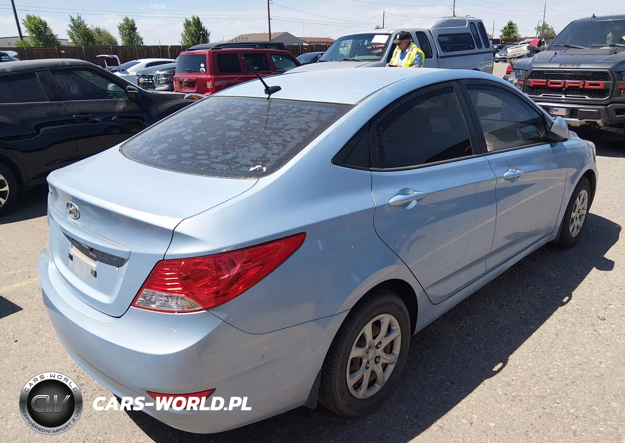 2012 Hyundai Accent Gls VIN:KMHCT4AE6CU200735 - 4