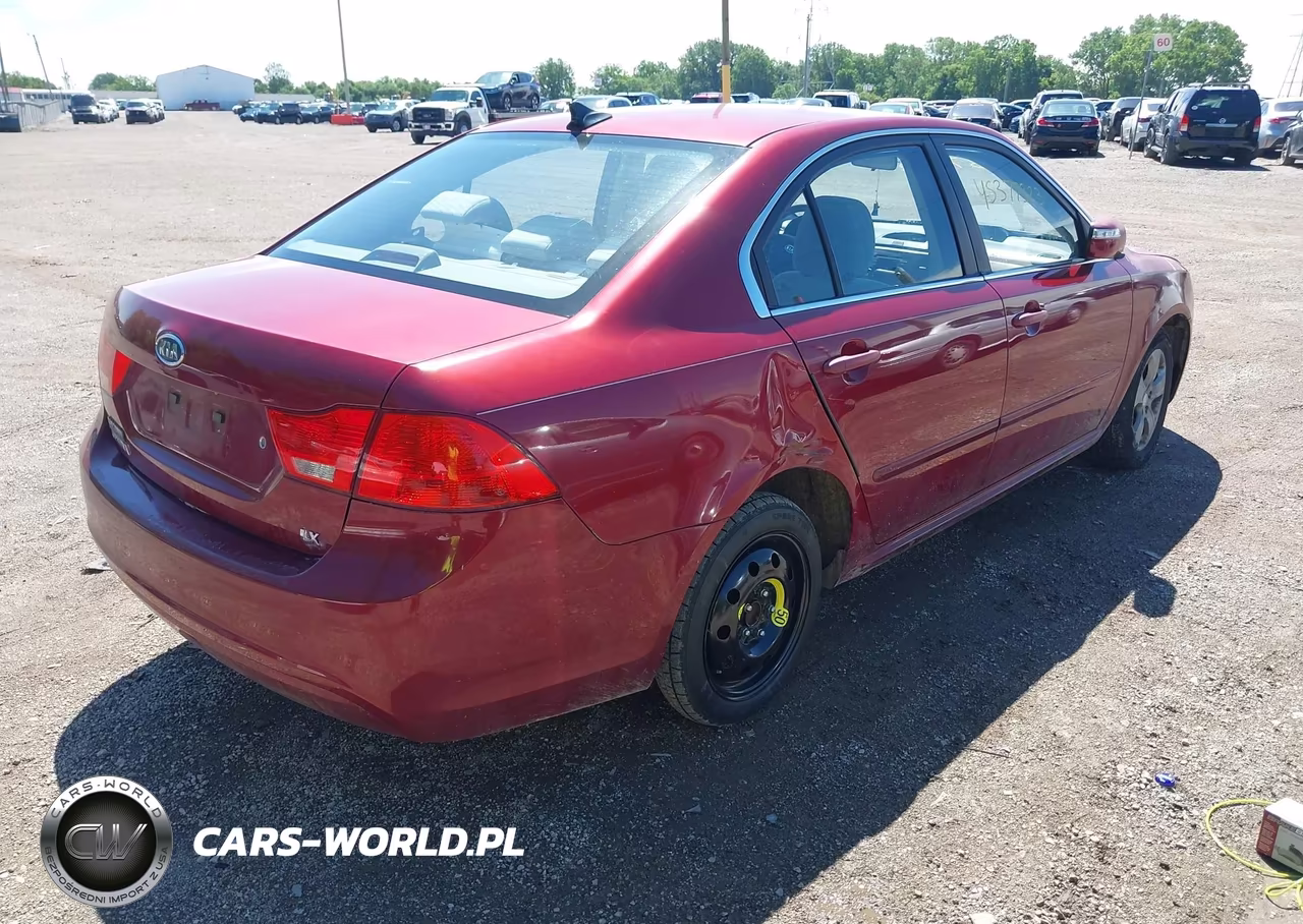 2009 Kia Optima Lx VIN:KNAGE228595359260 - 4