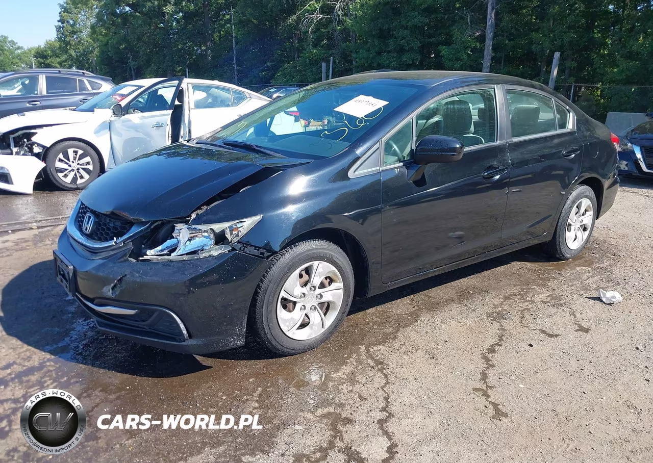 2014 Honda Civic Lx VIN:2HGFB2F51EH509375 - 2