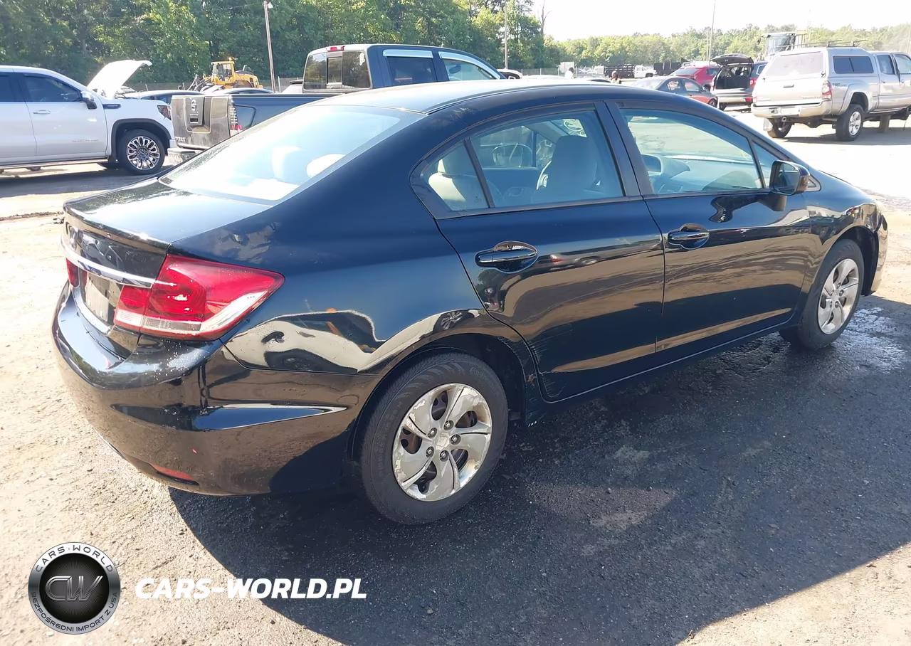 2014 Honda Civic Lx VIN:2HGFB2F51EH509375 - 4