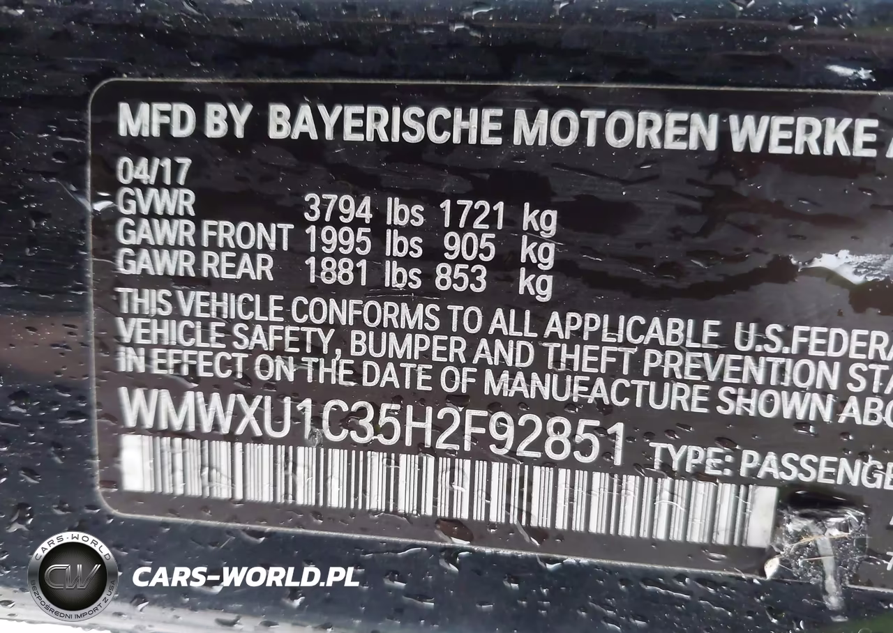 2017 Mini Hardtop Cooper VIN:WMWXU1C35H2F92851 - 9