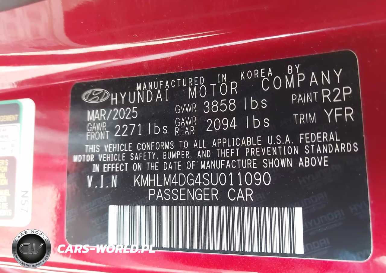 2025 Hyundai Elantra Sel Sport VIN:KMHLM4DG4SU011090 - 9