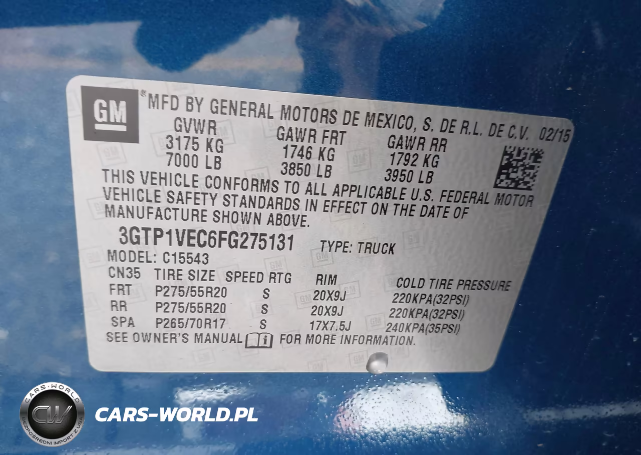 2015 GMC Sierra 1500 Slt VIN:3GTP1VEC6FG275131 - 9