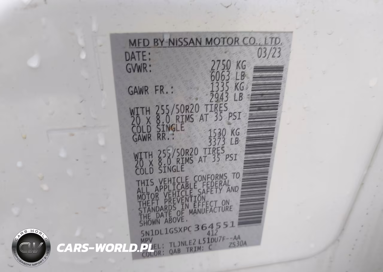 2023 Infiniti Qx60 Sensory Awd VIN:5N1DL1GSXPC364551 - 9