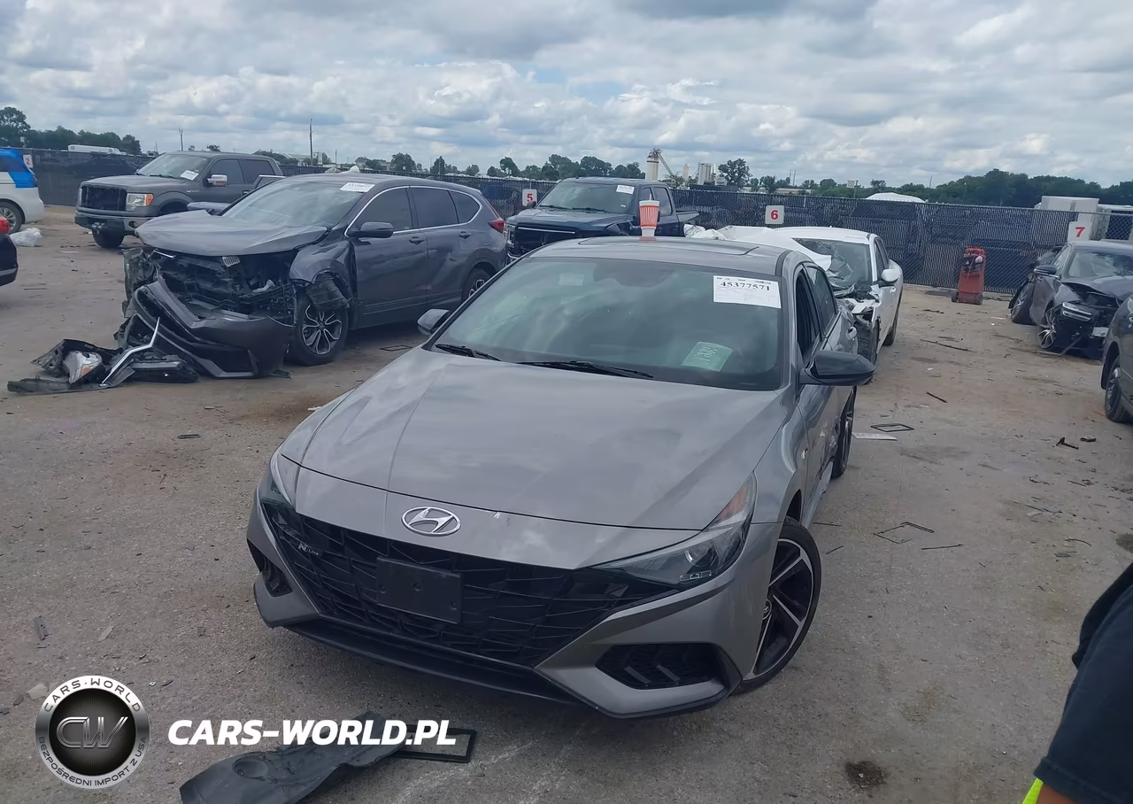 2021 Hyundai Elantra N Line VIN:KMHLR4AFXMU193698 - 2