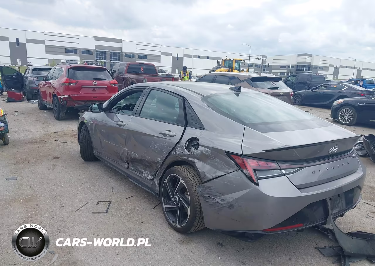 2021 Hyundai Elantra N Line VIN:KMHLR4AFXMU193698 - 3